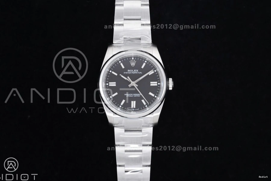 Best KRF Edition Dial 904L Perpetual Black VR3230 1:1 126000 Steel Oyster 36mm 0306